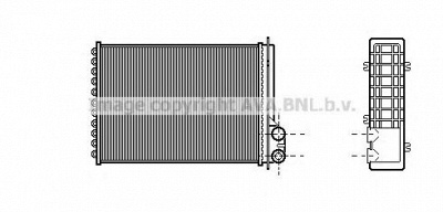 AVA QUALITY COOLING rta6205 -  Теплообменник, отопление салона